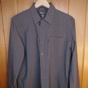 SWISSTECH Men's Charcoal Grey Button down M (38-40)